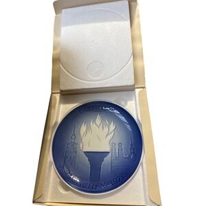 Bing & Grondahl 1972 Munich Olympic Games First Issue Porcelain Plate 8000/9472